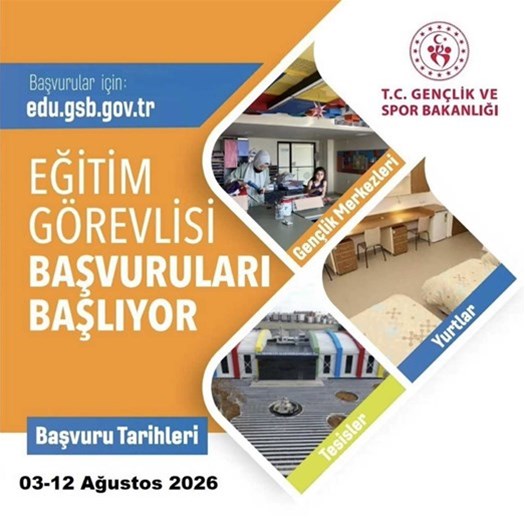 📢 Eğitim Görevlisi Başvuruları Başlıyor 
